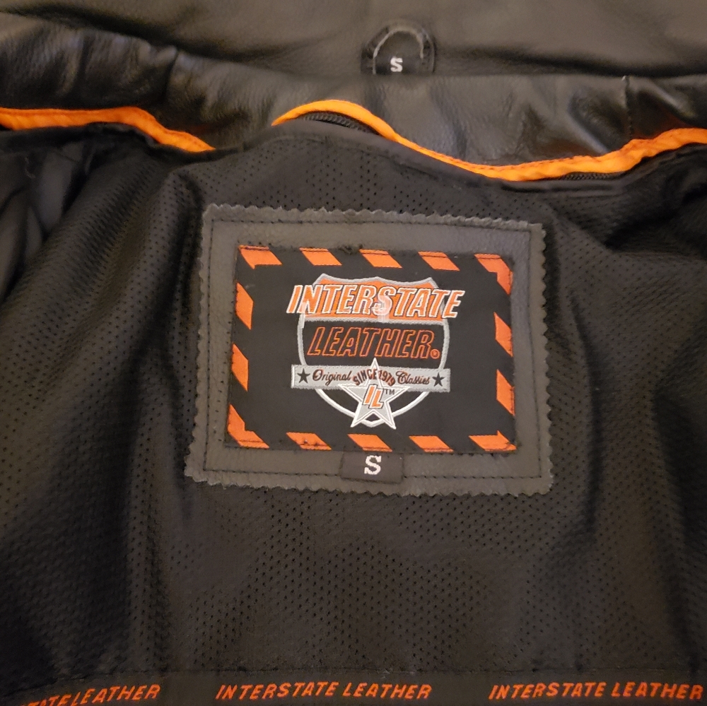 Interstate Leather Woman's S Motorcycle Jacket View 5